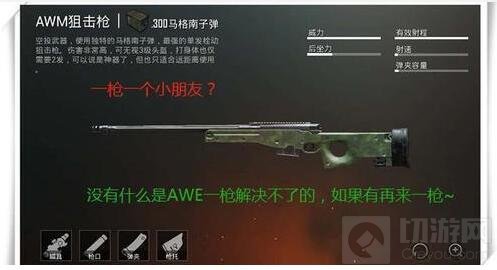 绝地求生刺激战场狙击枪实用度盘点 AWM居第二