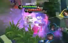 王者荣耀露娜实战解说视频 龙坑操作逆风翻盘