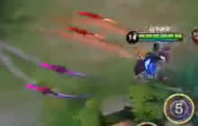 王者荣耀国服干将莫邪操作秀 飞剑无人能挡