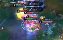 王者荣耀露娜实战视频分享 实力操作一打五