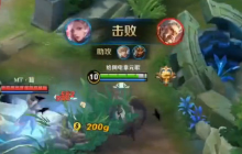 王者荣耀元歌逃操作秀 一套操作极限残血逃生