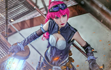 王者荣耀孙尚香杀手不太冷COS 冷艳孙尚香