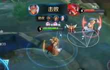 王者荣耀达摩团战秒人视频 王者达摩就是强