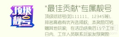 球球大作战最佳贡献专属靓号怎么得 有什么用