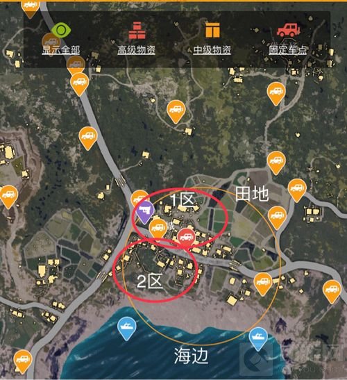 绝地求生刺激战场M城资源点和战术点位盘点