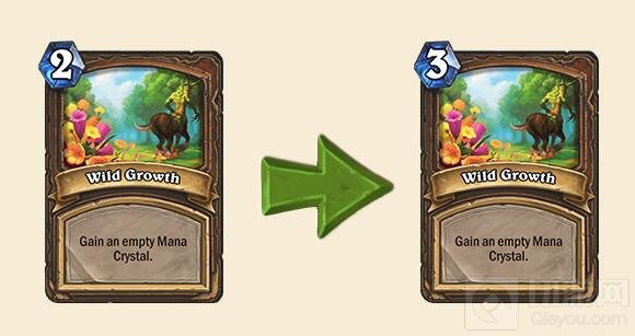 炉石传说美服已实装改动 滋养成长增加费用