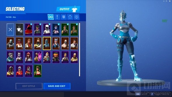 《堡垒之夜》多款冬季主题皮肤泄露 冰气十足