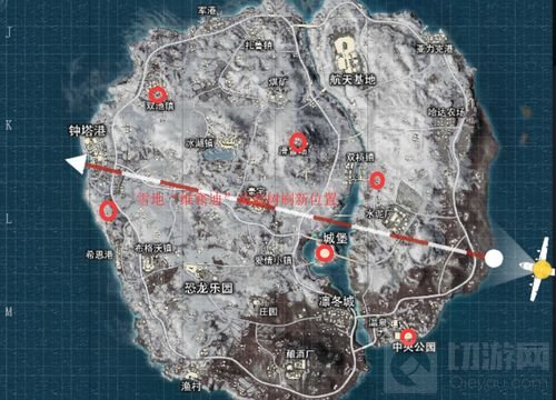 绝地求生刺激战场维寒迪圣诞装饰树刷新地点