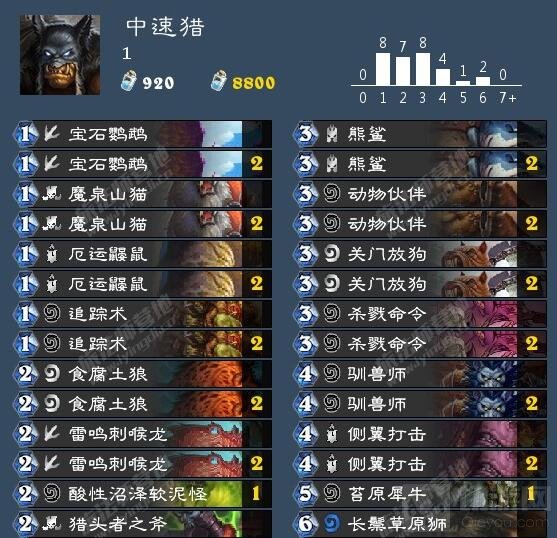 炉石传说快攻三剑客卡组分享 入坑即能组！