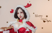 王者荣耀貂蝉圣诞恋歌COS图 你的圣诞礼物