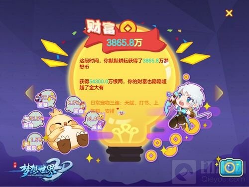 2018数据大盘点 梦想世界3D年度回忆录倾情开启