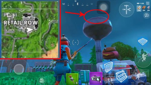 堡垒之夜手游水塔在哪里 水塔位置全面介绍