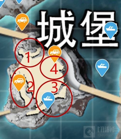 绝地求生刺激战场雪地地图城堡打法技巧分享