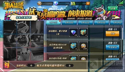 潮人篮球伊莉娜试飞员全新上线 萌动潮人球场