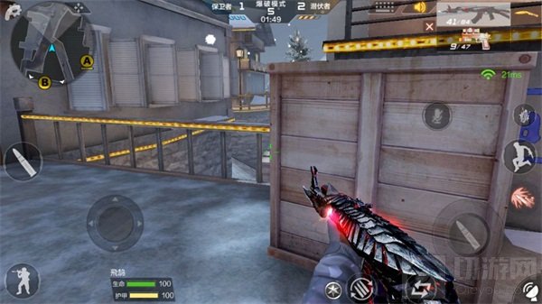 CF手游鹰眼雪地酒吧上分技巧 助你轻松获取MVP