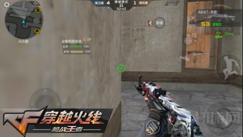 CF手游爆破模式黑色城镇保卫者A卡点小心得