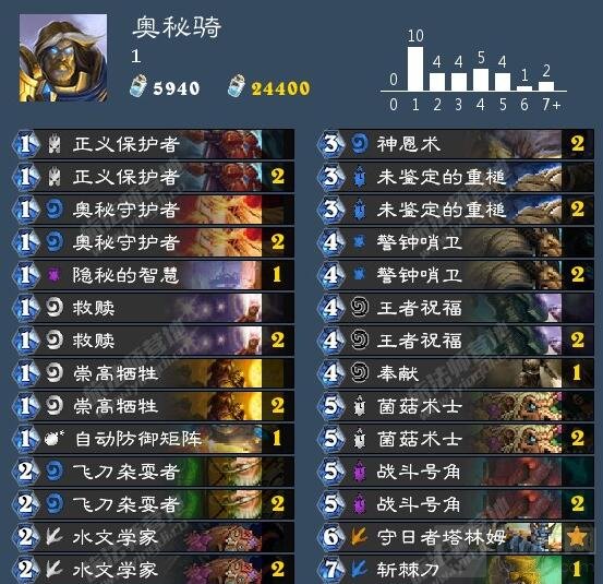 炉石传说奥秘节奏骑卡组 推陈出新解锁新姿势