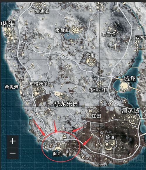 绝地求生刺激战场渔村资源点攻略 助你上分