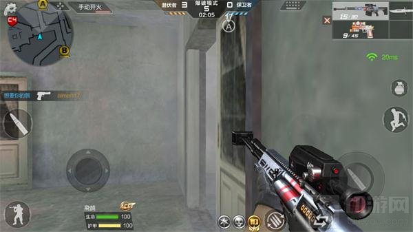 CF手游鹰眼雪地中门最强套路 上分就是这么简单