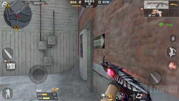 CF手游鹰眼雪地中门最强套路 上分就是这么简单