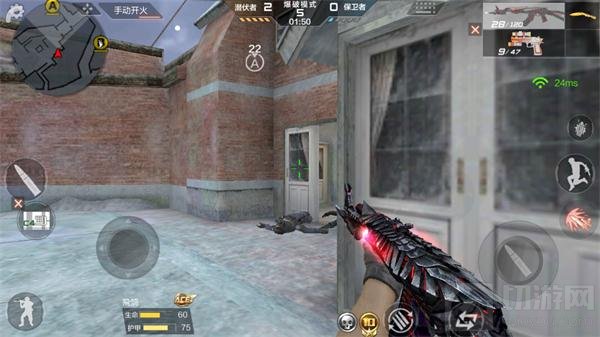 CF手游鹰眼雪地中门最强套路 上分就是这么简单