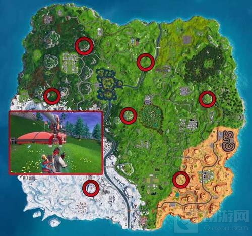 堡垒之夜手游探险哨站在哪里 怎么找探险哨站