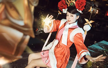 王者荣耀安琪拉如懿COS图集 美腿安琪拉COS