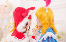 王者荣耀妲己貂蝉COS图集 可爱小姐妹COS图