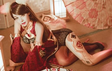 王者荣耀妲己少女阿狸COS 妖娆妲己COS图集