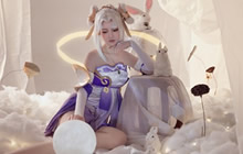 王者荣耀嫦娥COS图集分享 长腿小姐姐COS嫦娥