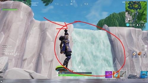 堡垒之夜手游瀑布在哪里 加时挑战第十项攻略