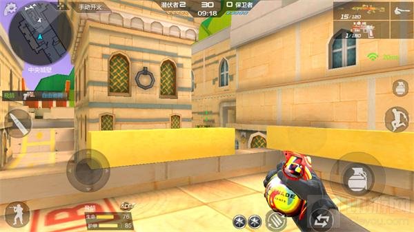 CF手游玩具城堡实战教学 就算枪法不刚也不怕