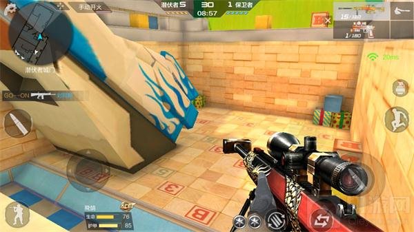 CF手游玩具城堡实战教学 就算枪法不刚也不怕