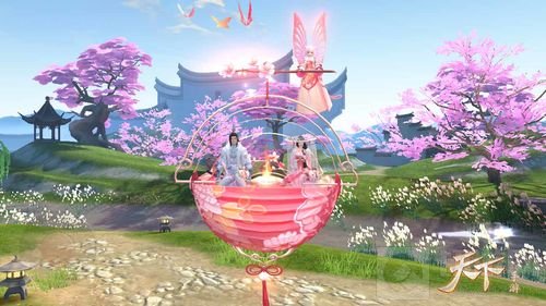 人面桃花相映红 天下手游经典坐骑桃之夭夭返场