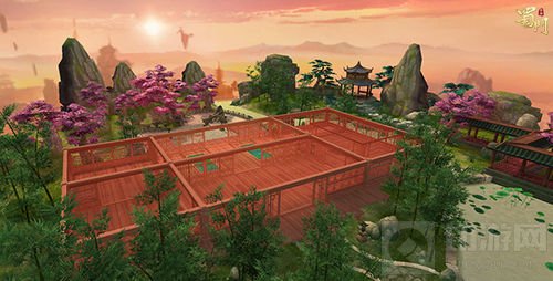 对镜梳妆眉如画 《蜀门手游》仙府宅邸详情揭秘