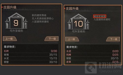 明日之后12级庄园解锁后有什么新装备和家具