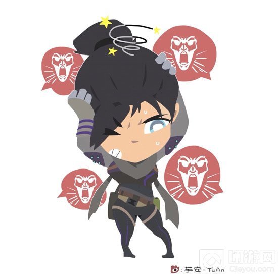 Apex英雄Q版同人英雄头像 怎么能这么可爱呀