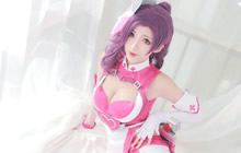 王者荣耀阿轲COS图集分享 护士阿轲诱惑COS