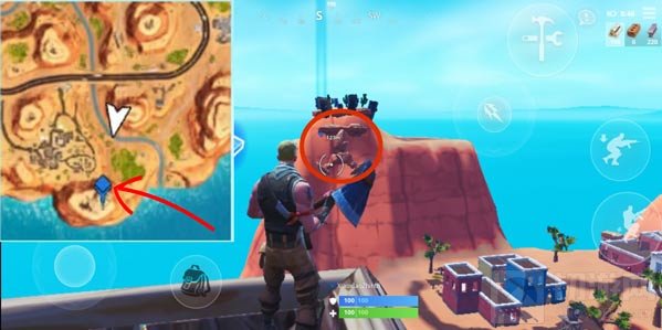 堡垒之夜手游巨大脸庞在哪里找 任务完成指南