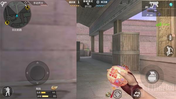 CF手游黄金之国保卫B点防守教学 学会轻取MVP