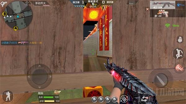 CF手游新年广场保卫中桥教学 刚枪阴人任你选