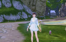 露夜清幽萤火伴 《天下》手游翎羽时装全上线