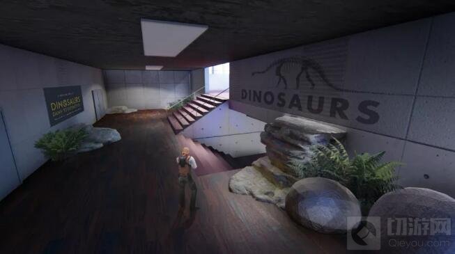 CF手游新地图爆料 团战爽图恐龙博物馆将袭