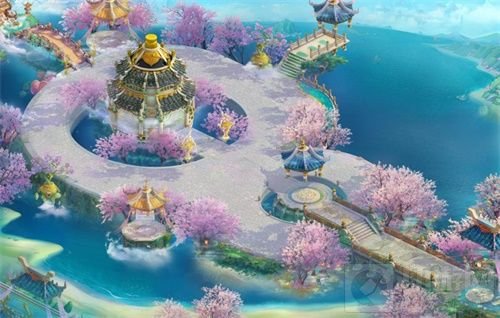 此景只应天上有 自由幻想手游新蓬莱主城曝光