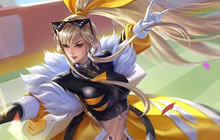 王者荣耀伽罗全新限定皮肤曝光 黑丝短裤好评