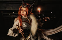 王者荣耀花木兰冠军飞将COS 神还原花木兰