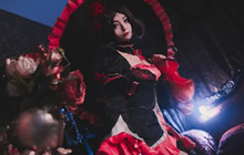 王者荣耀露娜COS图集分享 暗黑系露娜COS图