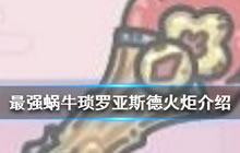 《最强蜗牛》琐罗亚斯德火炬怎么样 物品介绍