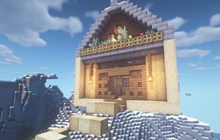 我的世界空中小木屋 居住居然还能练习跑酷