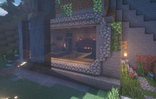 我的世界水帘矿洞建筑教程 瀑布之下暗藏玄机